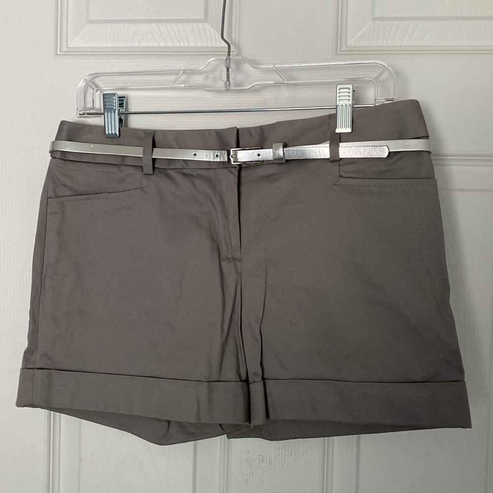 Express belted dress shorts